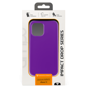 AMPD - Dual Layer Classic Slim Case for Apple iPhone 13 - Purple