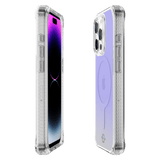 ITSKINS - Hybrid_R Iridescent MagSafe Case for Apple iPhone 15 / iPhone 14 / iPhone 13 - Iridescent Violet