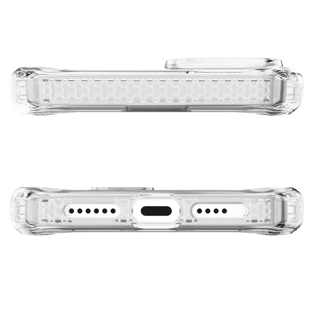 ITSKINS - Hybrid_R Iridescent MagSafe Case for Apple iPhone 15 / iPhone 14 / iPhone 13 - Iridescent Violet