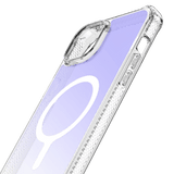 ITSKINS - Hybrid_R Iridescent MagSafe Case for Apple iPhone 15 / iPhone 14 / iPhone 13 - Iridescent Violet