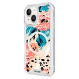 AMPD - HD Print MagSafe Case for Apple iPhone 13 - Blue Blossom