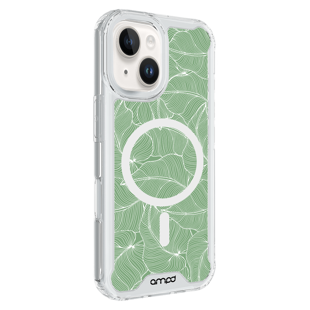 AMPD - HD Print MagSafe Case for Apple iPhone 13 - Palm