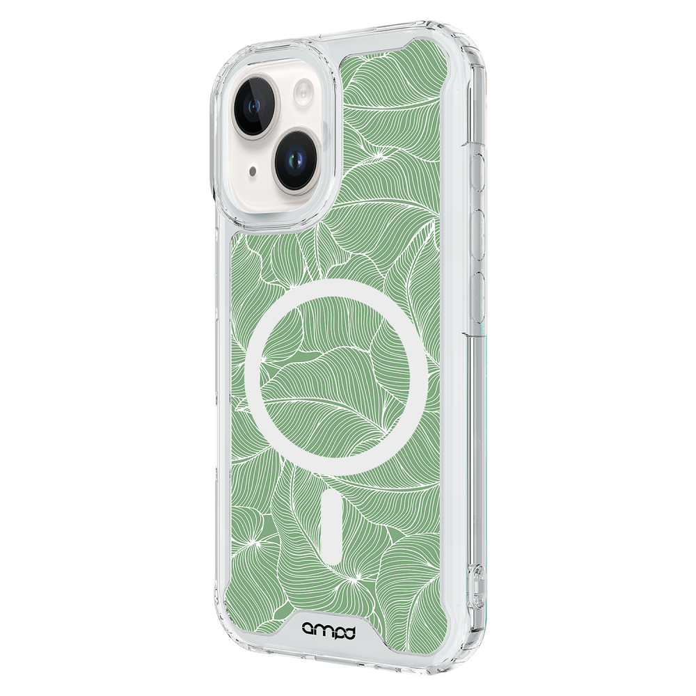 AMPD - HD Print MagSafe Case for Apple iPhone 13 - Palm