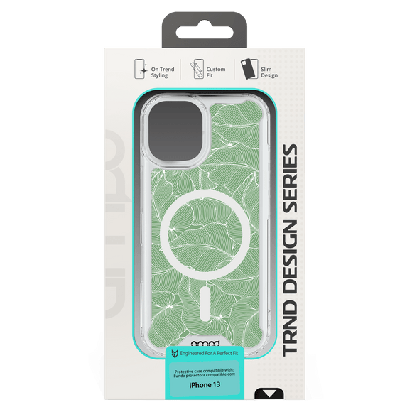 AMPD - HD Print MagSafe Case for Apple iPhone 13 - Palm