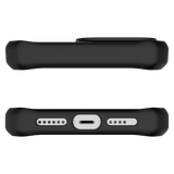 ITSKINS - Hybrid_R MagSafe Case with Stand for Apple iPhone 15 Plus / iPhone 14 Plus - Black and Transparent