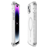 ITSKINS - Supreme_R Clear MagSafe Case for Apple iPhone 15 Plus / iPhone 14 Plus - Transparent