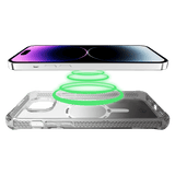 ITSKINS - Hybrid_R Ombre MagSafe Case for Apple iPhone 15 Plus / iPhone 14 Plus - Smoke