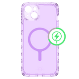ITSKINS - Supreme_R Clear MagSafe Case for Apple iPhone 15 Plus / iPhone 14 Plus - Light Purple