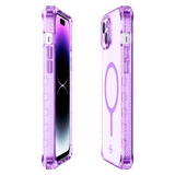 ITSKINS - Supreme_R Clear MagSafe Case for Apple iPhone 15 Plus / iPhone 14 Plus - Light Purple