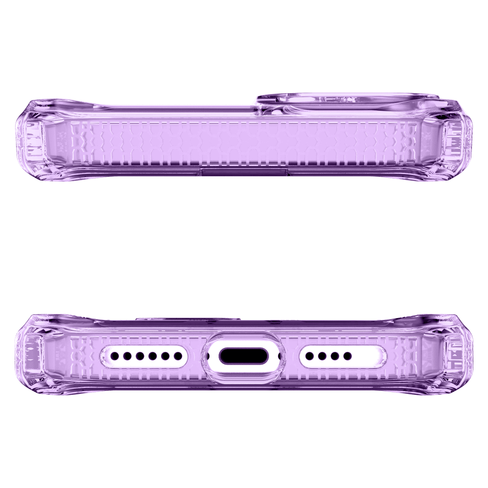 ITSKINS - Supreme_R Clear MagSafe Case for Apple iPhone 15 Plus / iPhone 14 Plus - Light Purple