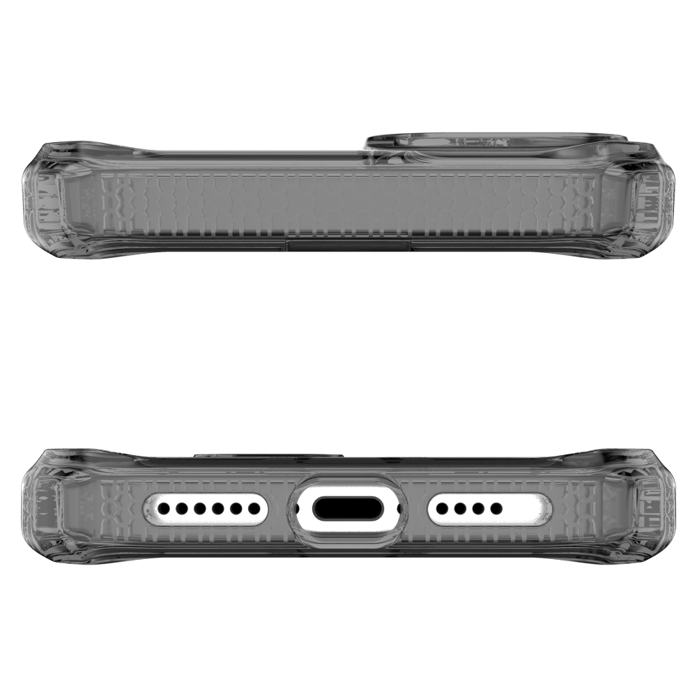 ITSKINS - Supreme_R Clear MagSafe Case for Apple iPhone 15 Plus / iPhone 14 Plus - Graphite