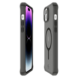 ITSKINS - Hybrid_R Frost MagSafe Case for Apple iPhone 15 Plus / iPhone 14 Plus - Black
