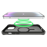 ITSKINS - Hybrid_R Frost MagSafe Case for Apple iPhone 15 Plus / iPhone 14 Plus - Black