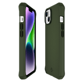 ITSKINS - Ballistic_R Nylon MagSafe Case for Apple iPhone 15 Plus / iPhone 14 Plus - Olive Green