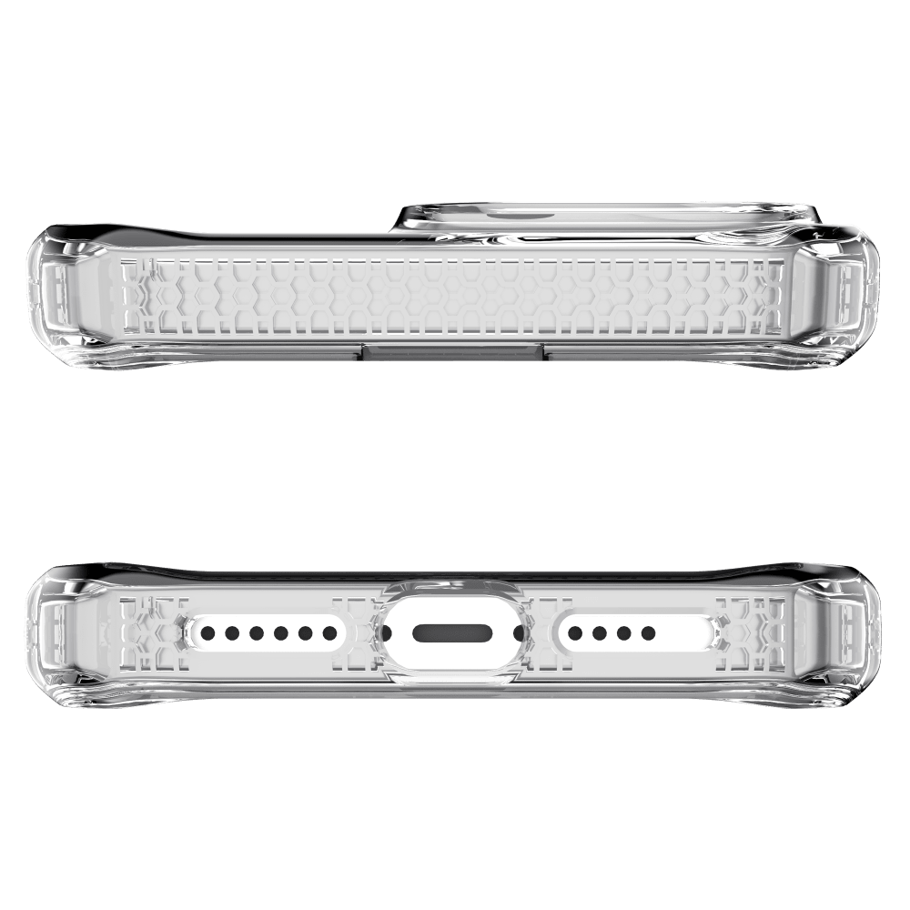 ITSKINS - Hybrid_R Clear MagSafe Case for Apple iPhone 15 Plus / iPhone 14 Plus - Transparent