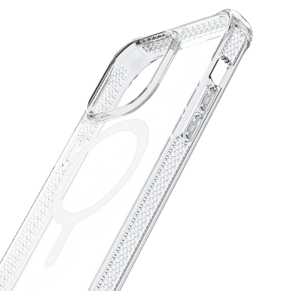 ITSKINS - Hybrid_R Clear MagSafe Case for Apple iPhone 15 Plus / iPhone 14 Plus - Transparent