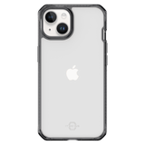 ITSKINS - Hybrid_R Clear Case for Apple iPhone 15 Plus / iPhone 14 Plus - Black and Transparent