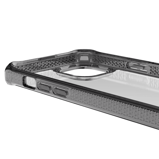 ITSKINS - Hybrid_R Clear Case for Apple iPhone 15 Plus / iPhone 14 Plus - Black and Transparent