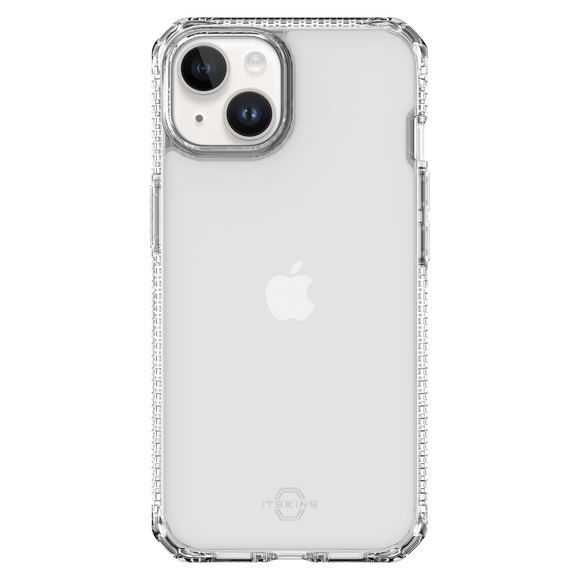 ITSKINS - Hybrid_R Clear Case for Apple iPhone 15 Plus / iPhone 14 Plus - Transparent