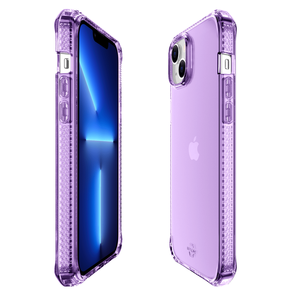 ITSKINS - Spectrum_R Clear Case for Apple iPhone 14 Plus - Light Purple