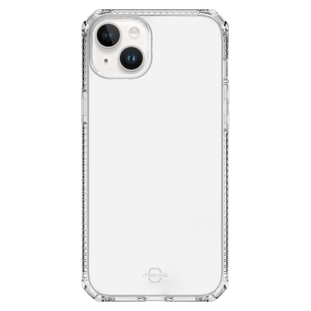 ITSKINS - Spectrum_R Clear Case for Apple iPhone 15 Plus / iPhone 14 Plus - Transparent