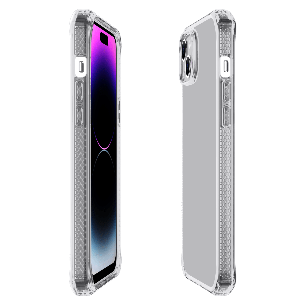 ITSKINS - Spectrum_R Clear Case for Apple iPhone 15 Plus / iPhone 14 Plus - Transparent