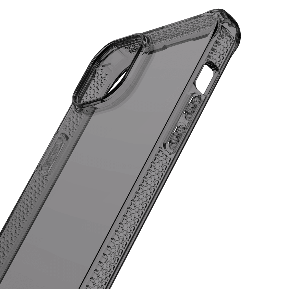 ITSKINS - Spectrum_R Clear Case for Apple iPhone 15 Plus / iPhone 14 Plus - Smoke