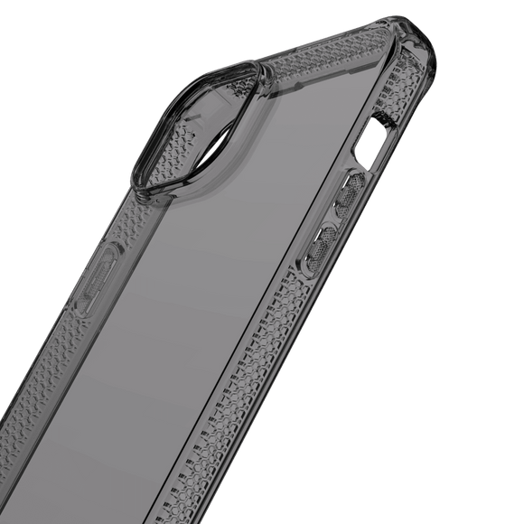 ITSKINS - Spectrum_R Clear Case for Apple iPhone 15 Plus / iPhone 14 Plus - Smoke