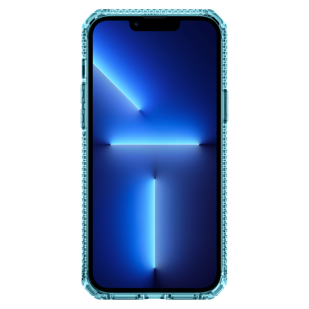 ITSKINS - Spectrum_R Clear Case for Apple iPhone 14 Plus - Light Blue