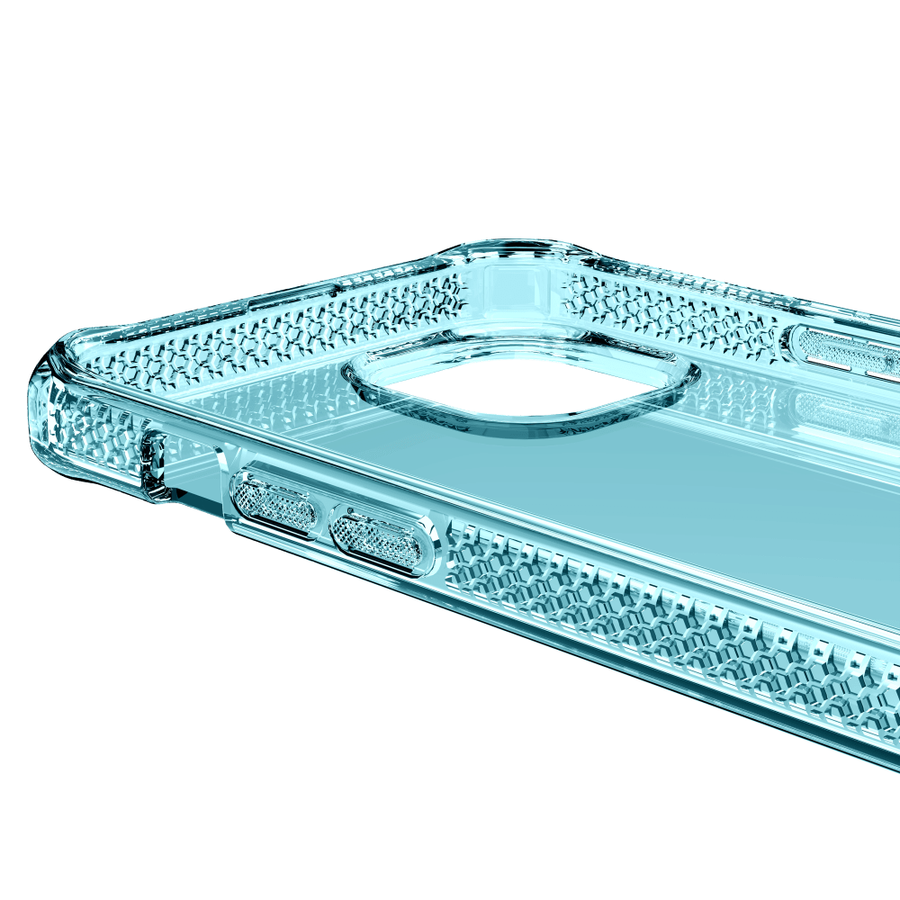 ITSKINS - Spectrum_R Clear Case for Apple iPhone 14 Plus - Light Blue