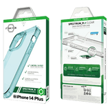 ITSKINS - Spectrum_R Clear Case for Apple iPhone 14 Plus - Light Blue