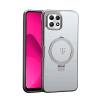 T-Mobile Revvl 7 5G Ring Kickstand Case Silver