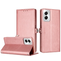 Moto G Power 5G 2024 Wallet Case Rose Gold