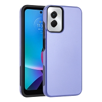 Moto G Power 5G 2024 Dual Layer Magnetic Hybrid Case Purple
