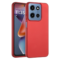 Moto G Power 2025/2026 Simple Hard Case Red