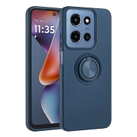 Moto G Power 2025/2026 Ring Kickstand Case Blue