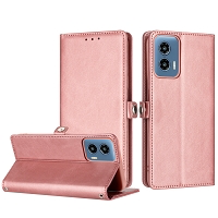 Moto G Play 4G 2024 Wallet Case Rose Gold