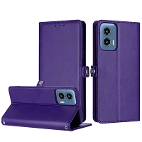 Moto G Play 4G 2024 Wallet Case Purple