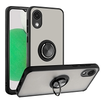 Moto G Play 4G 2024 Matte Ring Case Black