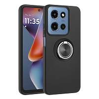 Moto G 5G 2025/2026/G Play 2026 Ring Kickstand Case Black
