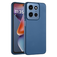 Moto G 5G 2025/2026/G Play 2026 Simple Hard Case Blue