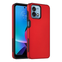 Moto G Stylus 5G 2023 Dual Layer Magnetic Hybrid Case Red