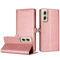 Moto G Stylus 5G 2024 Wallet Case Rose Gold
