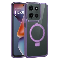 Moto G Stylus 5G 2025 Ring Kickstand Case Purple