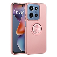 Moto G Stylus 5G 2025 Ring Kickstand Case Pink