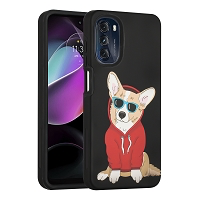 Moto G 5G 2022 Dual Layer Magnetic Hybrid Design Case Dog