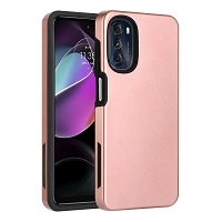 Moto G 5G 2022 Dual Layer Magnetic Hybrid Case Rose Gold