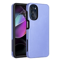Moto G 5G 2022 Dual Layer Magnetic Hybrid Case Purple