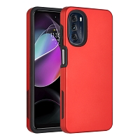 Moto G 5G 2022 Dual Layer Magnetic Hybrid Case Red