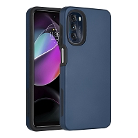 Moto G 5G 2022 Dual Layer Magnetic Hybrid Case Blue
